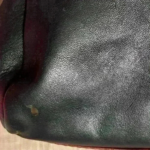 DEREK ALEXANDER Black/Brown Leather Satchel - Picture 10 of 12